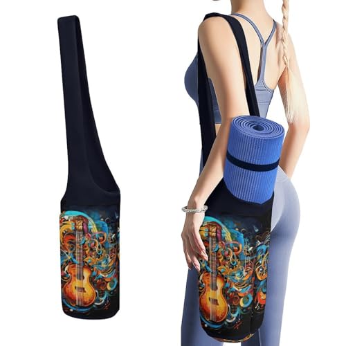 Sac pour tapis de yoga grande capacité : transportez votre matériel sans effort avec sangle