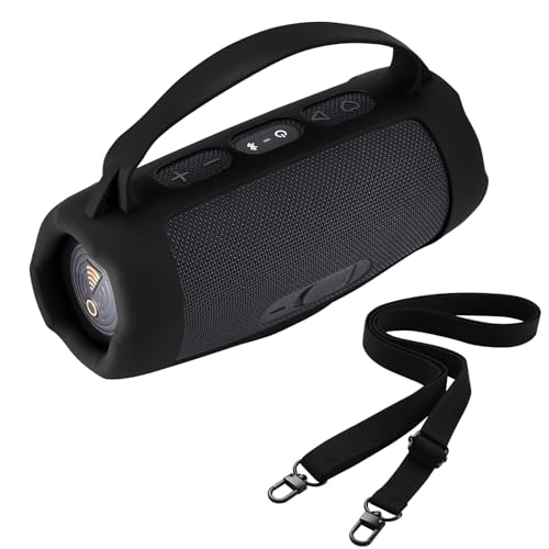 LICHIFIT Silicone Protective Cover Frame Case Skin for JBL Charge 5 Wi-Fi/Charge 5 Bluetooth Speaker Shell Sleeve Hand Bag Shoulder Case Box Accessories -  LCAED3645B