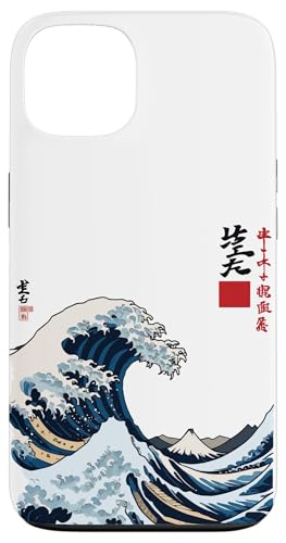 Japan Large Wave by Kanagawa Vintage �����G �X�g���[�g�E�F�A �X�}�z�P�[�X iPhone 13 �p