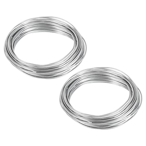 Alambre de aluminio anodizado PATIKIL para fijación de ramas y tutorado de plantas