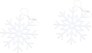 BESTOYARD Lâmpada De Decoração 2 Pçs Festa De Natal Lâmpada De Floco De Neve Ao Ar Livre Lâmpada De Floco De Neve Decoração Lâmpada LED Luz De Floco De Neve Luzes De Floco De Neve Luzes
