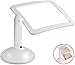 Produktbild YOLE Drehbare Natürliche Leuchtstofflampe, Desktop-Lupe, Lupe Mit LED-Licht, 360 ° Flexible Halterung, Lesebrille Geschenk