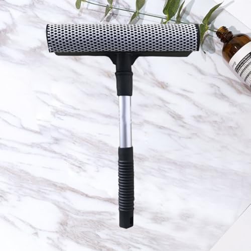 Image of Healeved Window Squeegee Glass Wiper Window Shower Squeegee Scraper Window Shower Squeegee for Glass Door Bathroom Tile and Mirror
