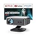 Smart Beamer 4K【Netflix-Fähig & Dolby Audio】VISSPL 4000 ANSI Video Projektor,Autofokus&Trapezk... Full HD WiFi6 Bluetooth Heimkino/Outdoor Beamer mit 360°-Halter für Handy【Upgrade Version 】