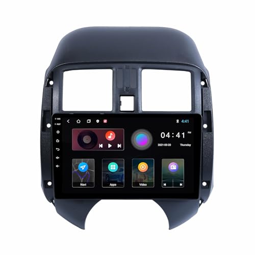 Image of Trony 9 inch Android 14 Car Stereo for Nissan New Sunny | 4GB+64GB | CarPlay & Android Auto | Full HD Touch | WiFi | GPS | Bluetooth | DSP Sound | Reverse Camera | Frame | 1 Year Warranty