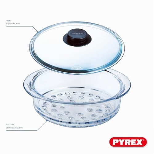 Vaporera Pyrex de vidrio de borosilicato fabricada en Francia 5