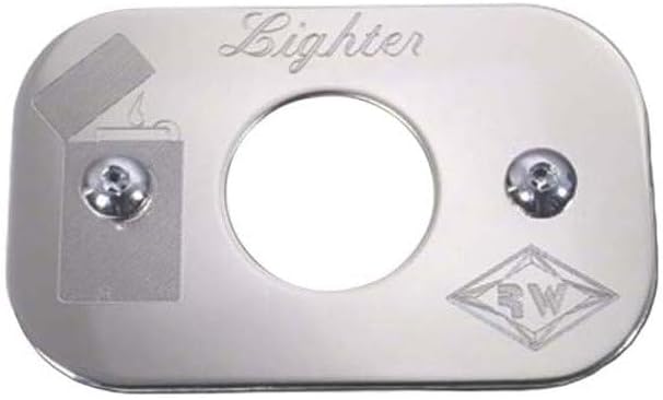 Replacement for Peterbilt 379 Year 1988 Stainless Engraved Cigarette Lighter Plate by Technical Precision