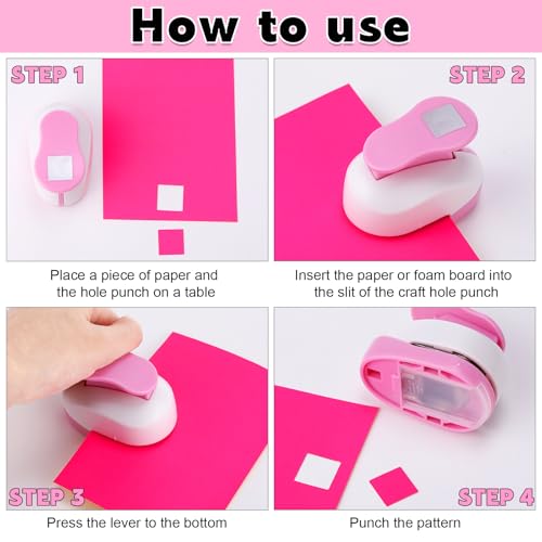 Perforadora de papel de corte limpio con pegatinas para decorar fotos y bordes de tarjetas 4
