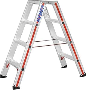 Hymer 802408 Klappbare Stehleiter 2x4 Stufen