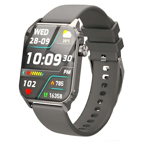 TRAUSI Smart Watch, 120 Sports Modes Smartwatch, IP67 Waterproof, Sleep Monitor, Bluetooth Call Watch for Android/iPhone