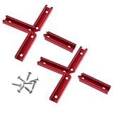Milescraft 4041 CrossTrax™ 8 Piece 3-Inch-Long T-Track Intersection Kit with Predrilled Mounting Holes, For Universal T-Track, T Track Accessories for Workbenches, Woodworking Jigs, Fixtures and more