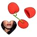 Lip Plumper Tool Soft Silicone Cherry Shaped Oval Round Lip Plumping Device for Women