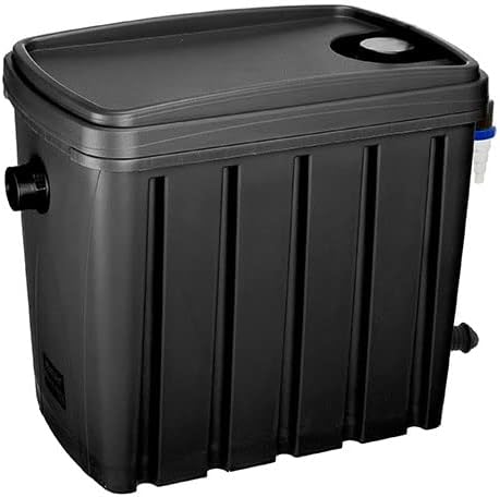 Matala BSTPII Biosteps II Pond Filter for Ponds up to 2,700 gallons with 6 Filter Pads (2 Blue, 2 Gray, 2 Green)