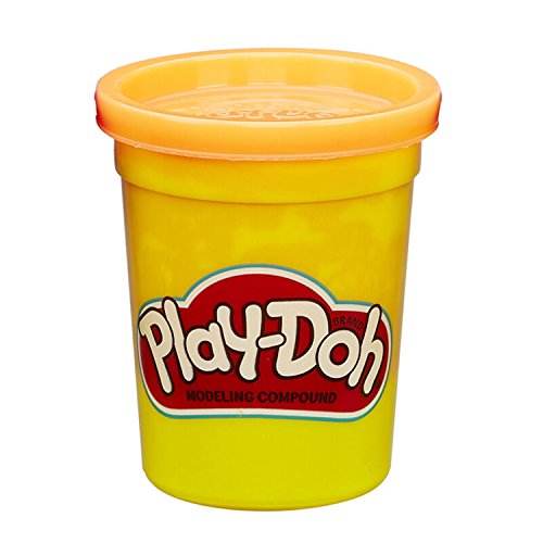 Play-Doh pack de 4 pot de pâte à modeler bleu orange jaune 16 oz
