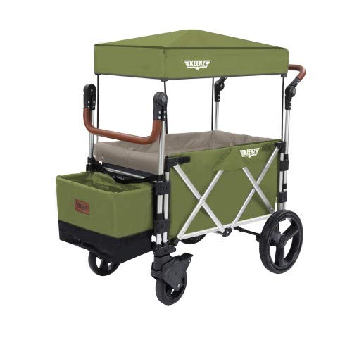 KEENZ 7S Premium Deluxe Foldable Wagon Stroller - Green