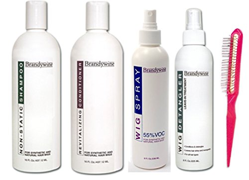 Brandywine Synthetic and Human Hair Care Products (5pc 16oz Bundle)