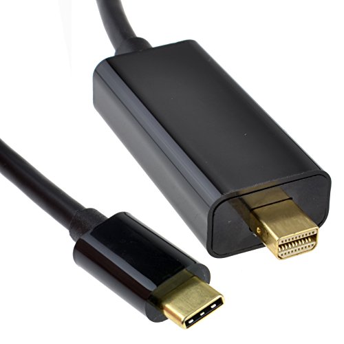 kenable USB 3.1 Type C - Mini DisplayPort 4K 60Hz アダプターケーブル ブラック 5m (~16.4フィート)