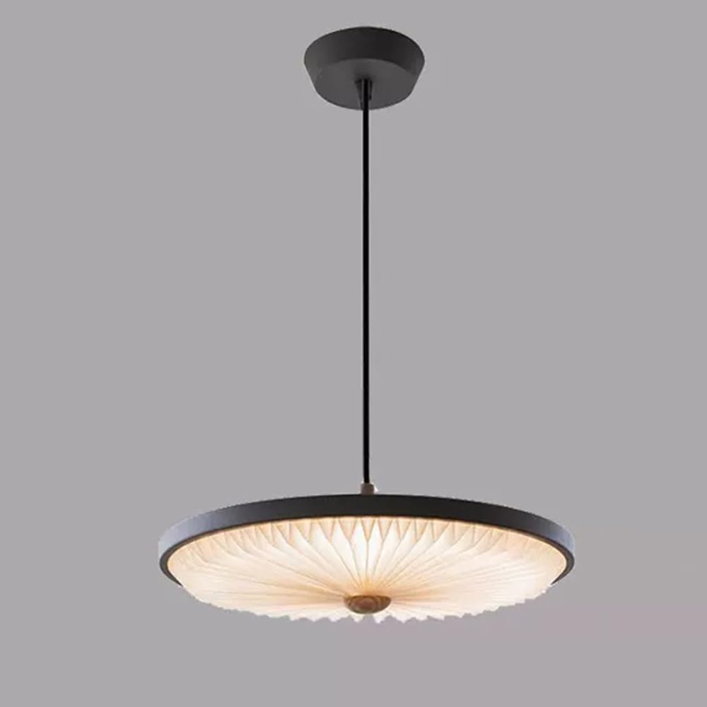Lustre de chambre moderne noir au design épuré et finitions nordiques d'exception