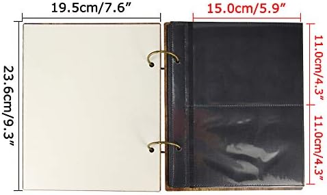 Amazon Brand - Umi 6x4 Heart Photo Album, Holds 120 Pictures