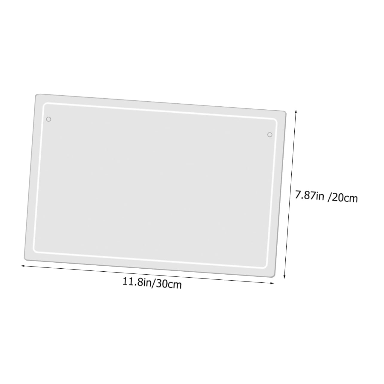 NUOBESTY 2 Stück Acryl Whiteboard Tisch mit Transparenter Tischplatte Abwischbare Memotafel für Schreibtisch Multifunktionale Notiztafel zum Aufstellen im Büro und Zuhause
