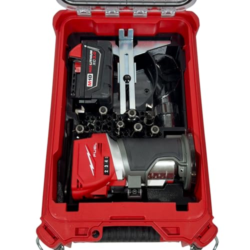 Image of M18 Fuel Compact Router Packout Organizer with Tool, Battery and Bit Storage for Packout Compact Tool Box, Battery and Accessory Storage, Insert Only 2732-20 - Fits Packout 48-22-8435