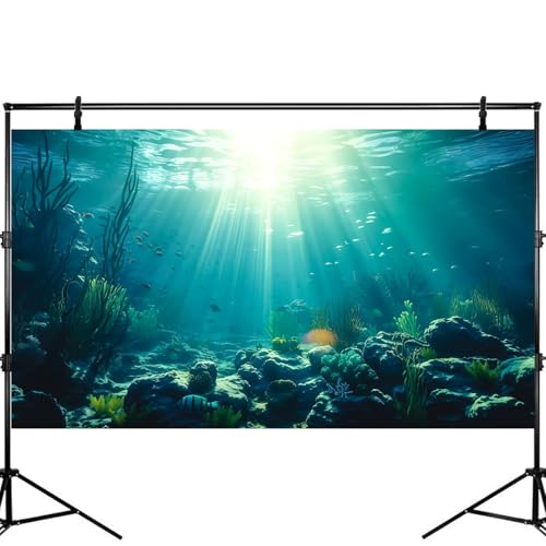Image of Underwater Fish Tank Background Ocean Floor Coral Reef Aquarium Background Under The Sea Fish Tank Backgrounds Deep Ocean Aquatic Plants Tropical Fish Aquarium Backgrounds 48x20in