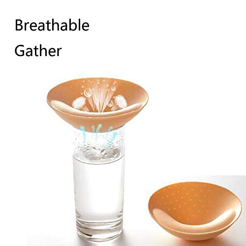 ONDY Bra Insert Pads 2 Pairs, Round Breast Enhancers,Invisible Bra Push Up Pad for Yoga Sports Bra4