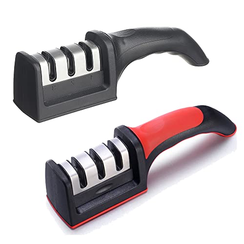 Other Kitchen Knife Sharpener Adjustable 4 in 1 Manual Knives and Scissor Sharpener Professional Blade Sharpening Tool Sharpener Stone
