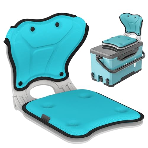 Cojín de asiento de pesca, asiento de caja de pesca plegable, cojín de asiento de grada, cómodo cojín de asiento de kayak, asiento de almohadilla de pesca, cojín de pesca al aire libre, cojín de pesca