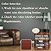 Saddle Tan Leather Dye Light Brown Recoloring Balm Repair Kit Vinyl Car Seat Interior Paint Furniture Couch Recliner Chair Boot Jacket Shoe Bag Purse Color Restorer Fading Scratch Stain Remover