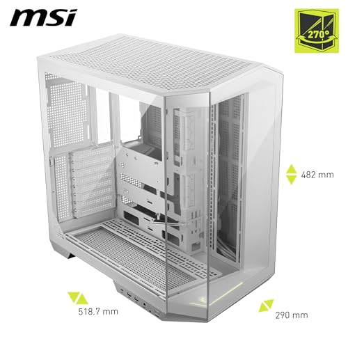 MSI MAG PANO 100L PZ Weiß - ATX PC-Gehäuse – Ansicht 2