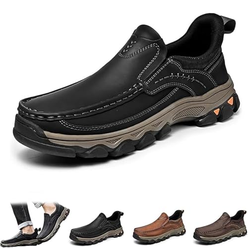 kuker Enjerr Orthopedic Shoes Men, 2025 New Men's Casual Orthopedic Arch Support Hands-Free Slip On Loafers, Comfortable Non-Slip - Main Image