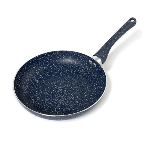 MODA DO CHEF Frigideira Antiaderente Graniflon Premium 24cm Azul em Alumínio Injetado Alta Durabilidade e Design Sofisticado Capacidade 3,2 Litros