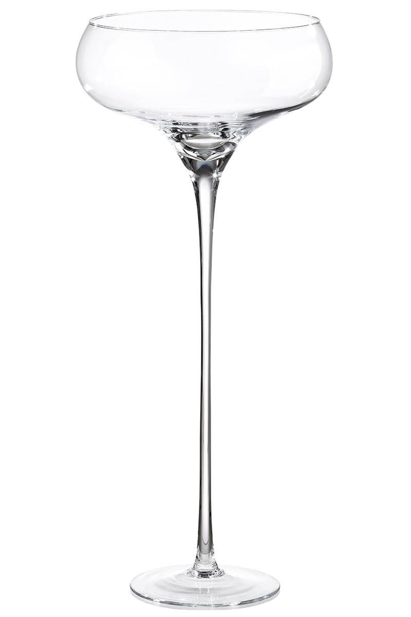 Grand bol décoratif en verre GILDE de 70 cm pour illuminer un coin sombre
