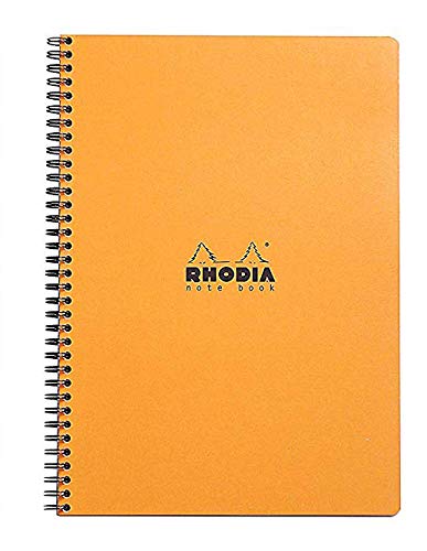 Orange Exaclair Rhodia Graph Notebook 9X11