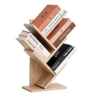 Amazon.co.jp: ブックスタンド デスク上置棚 卓上収納 ツリー型 本棚