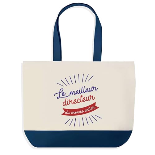 Sac de shopping bleu grand sac de course résistant pour en finir avec les cabas fragiles