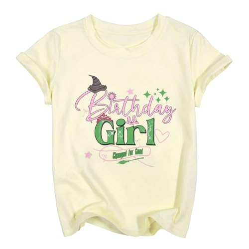 Image of LOTUCY Birthday Girl Outfit for Kids Its Me Hi Im The Birthday Girl Shirt Letter Printed Princess Birthday T-Shirt