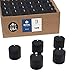 Royal Imports Votive Candle, Unscented Black Wax, Box of 72, for Wedding, Birthday, Holiday & Home Decoration (10 Hour)