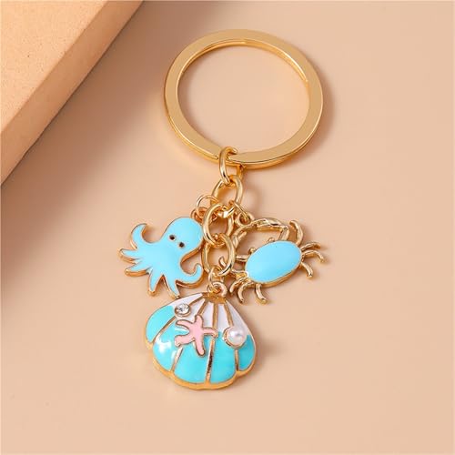 Bijoux suspendus taille et breloques de crabe haute finition - 5