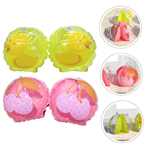 Toyvian 4 Pares Braço Anel De Natação Crianças Brinquedos Brinquedo Para Crianças Brinquedos Para Cr