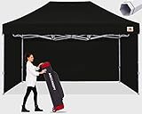 ABCCANOPY Premium Canopy 10x15 Pop Up Commercial Canopy Tent with Side Walls Instant Shade, Bonus...