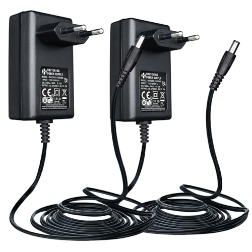 Adaptateur 12V 1A pour caméra de surveillance et routeur avec câble 1.8m