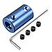 Uxcell a15102700ux1220 8mm to 10mm Type Aluminium Motor DIY Shaft Coupling Joint Connector