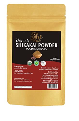 Pure & Natural Organic Shikakai Powder, Gentle Cleansing And Nourishment, Adds Shine And Smoothness To Hair #TOP2
