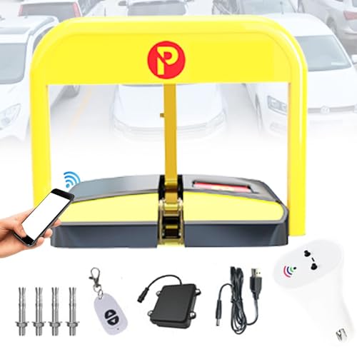 Barrière de stationnement pliable pour espace de stationnement et allée