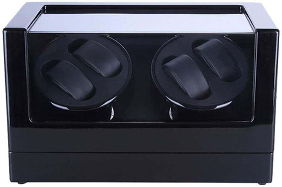 Watch Winder Watch Winder Automático, Watch Winder Box para 4 Relojes con Caja de presentación 4 Modos de rotación 100% Hecho a Mano Hermosos paisajes Watch Winder