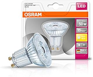 Osram LED Reflector Lamp/Warm White (2700 K)/GU10 Base/Replaces 50 W Reflector Lamps/4.30 W/LED Star PAR16, Pack of 1