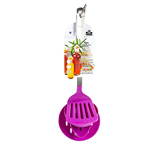 Cook's Corner 5-Piece Kitchen Utensil Set (Purple) #TOP1
