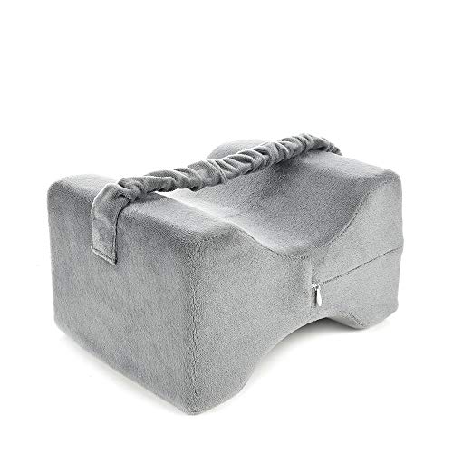 CompuClever Almohada de Soporte de Espuma de Memoria, Alivio del Dolor para quienes Duermen de Lado, Cadera, Dolor de Rodilla en la Espalda Embarazo, Rodilla Rodillas ortopédicas